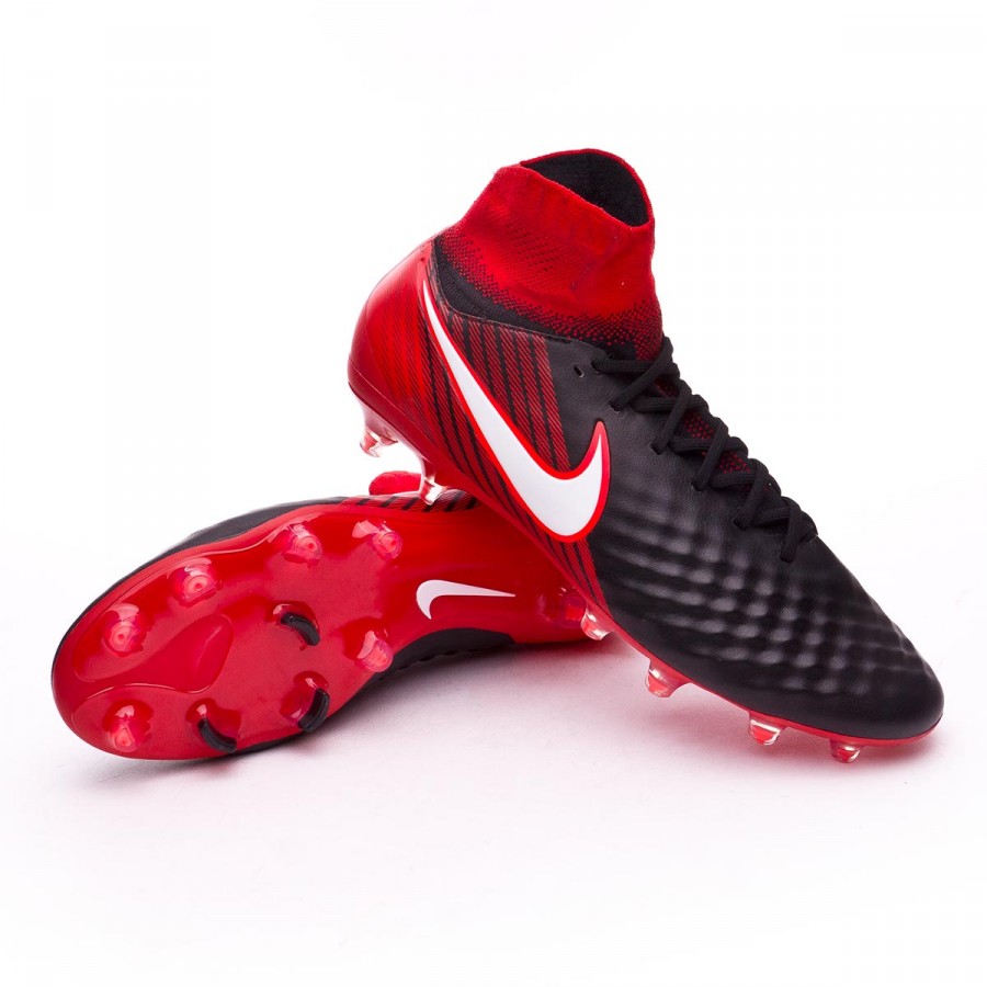 Football Boots Nike Magista Orden II FG Black-White-University red -  Football store Fútbol Emotion