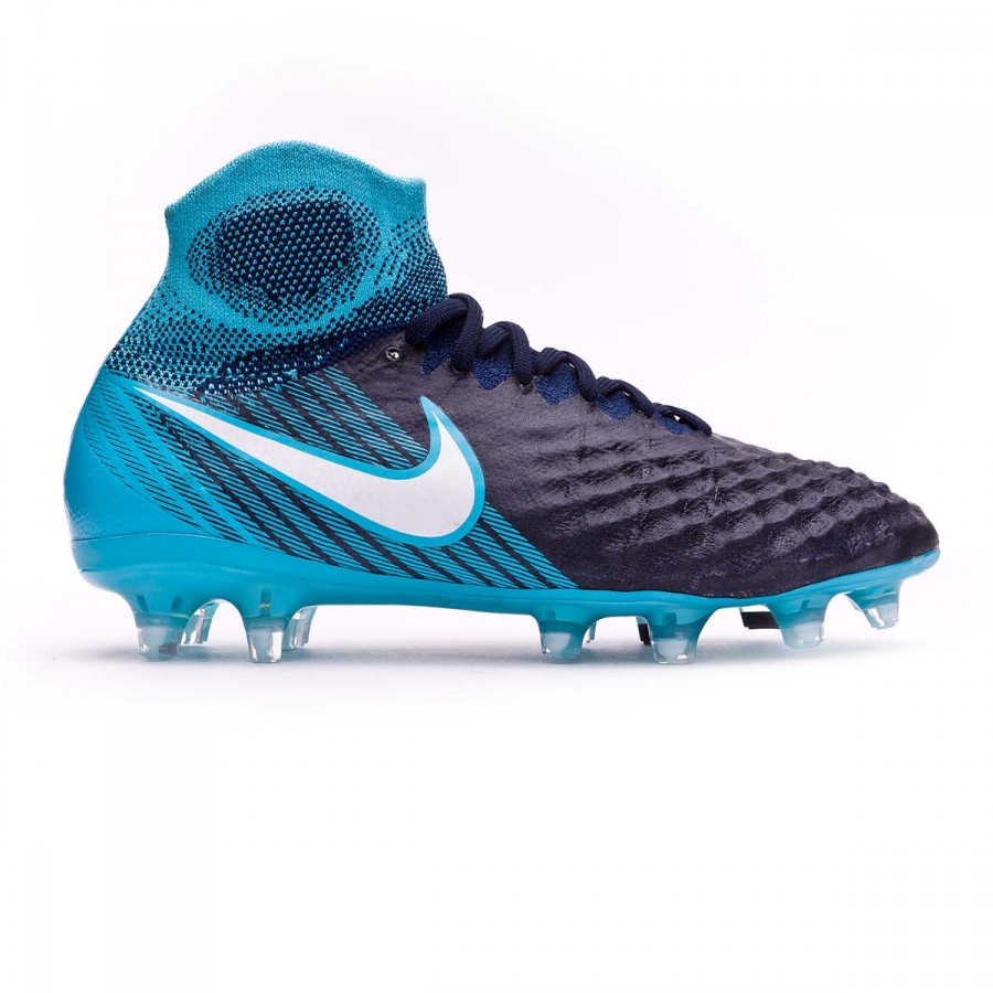 Football Boots Nike Kids Magista Obra II FG Glacier blue-Gamma  blue-Obsidian-White - Football store Fútbol Emotion