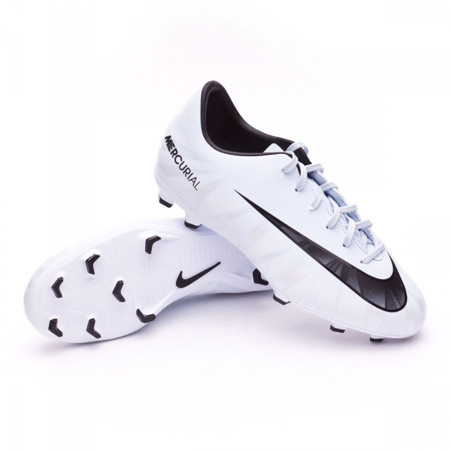Football Boots Nike Kids Mercurial Vapor XI CR7 FG Blue  tint-Black-White-Blue tint - Football store Fútbol Emotion