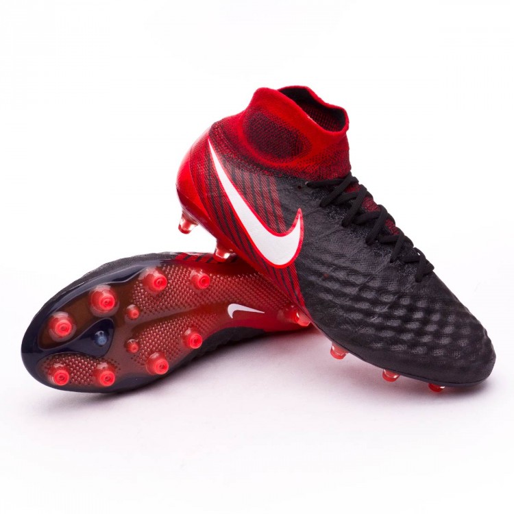 nike white and red football boots