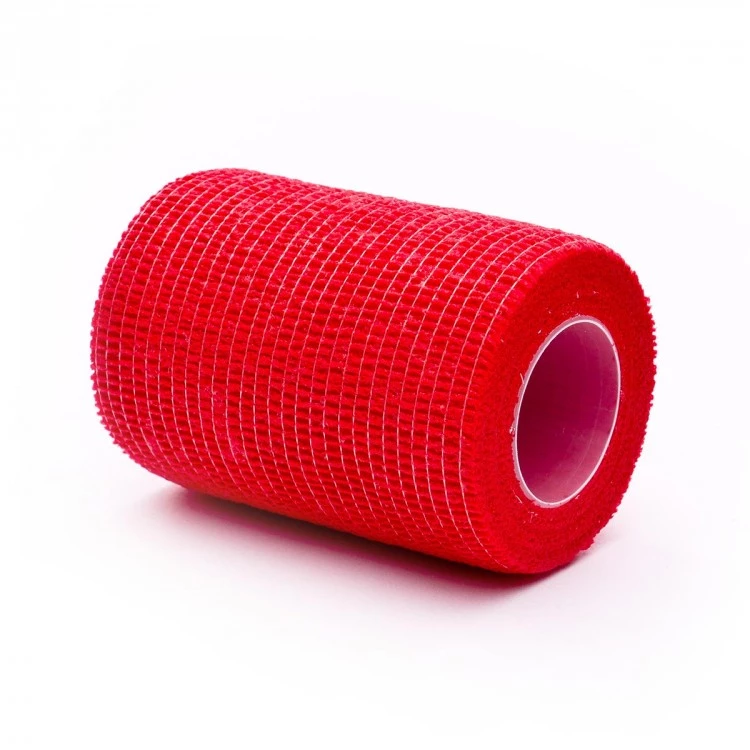 cinta-rehab-medic-tape-sujeta-espinilleras-7,5cm-x-4,6m-rojo-1