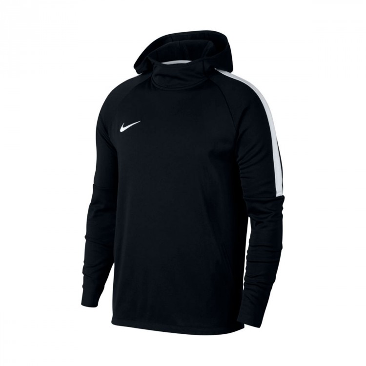 Sudadera Nike Dry Academy Hoodie Black-White - Tienda de fútbol Fútbol  Emotion