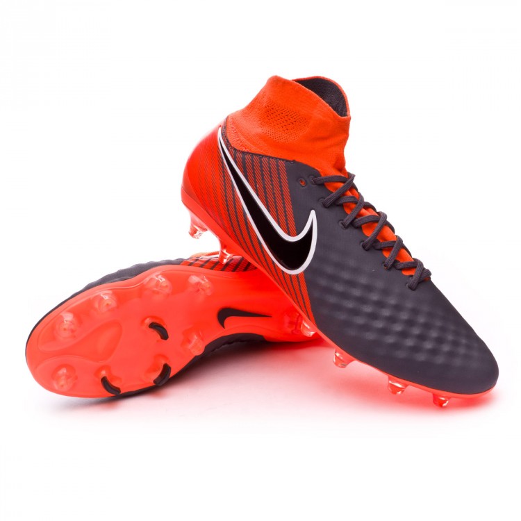 Bota de fútbol Nike Magista Obra II Pro DF FG Dark grey-Black-Total  orange-White - Tienda de fútbol Fútbol Emotion