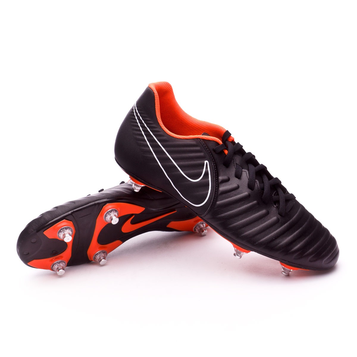 Football Boots Nike Tiempo Legend VII Club SG Black-Total Orange-White -  Football store Fútbol Emotion