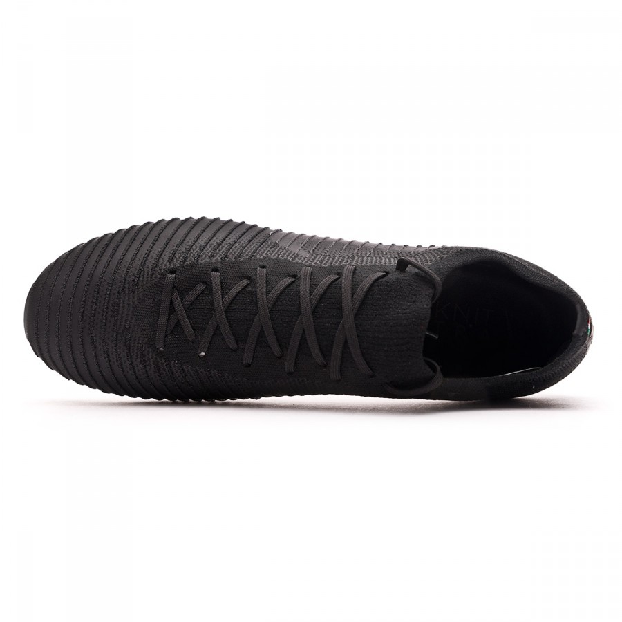 Zapatos de fútbol Nike Mercurial Vapor Flyknit Ultra FG Black-Black -  Tienda de fútbol Fútbol Emotion
