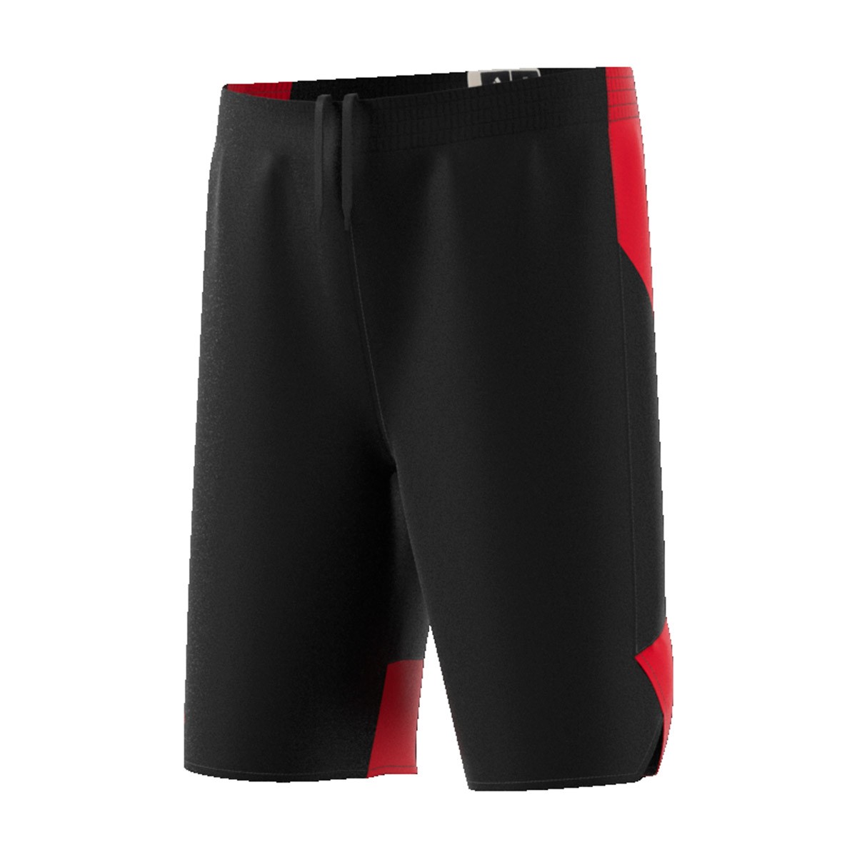 black and red adidas shorts