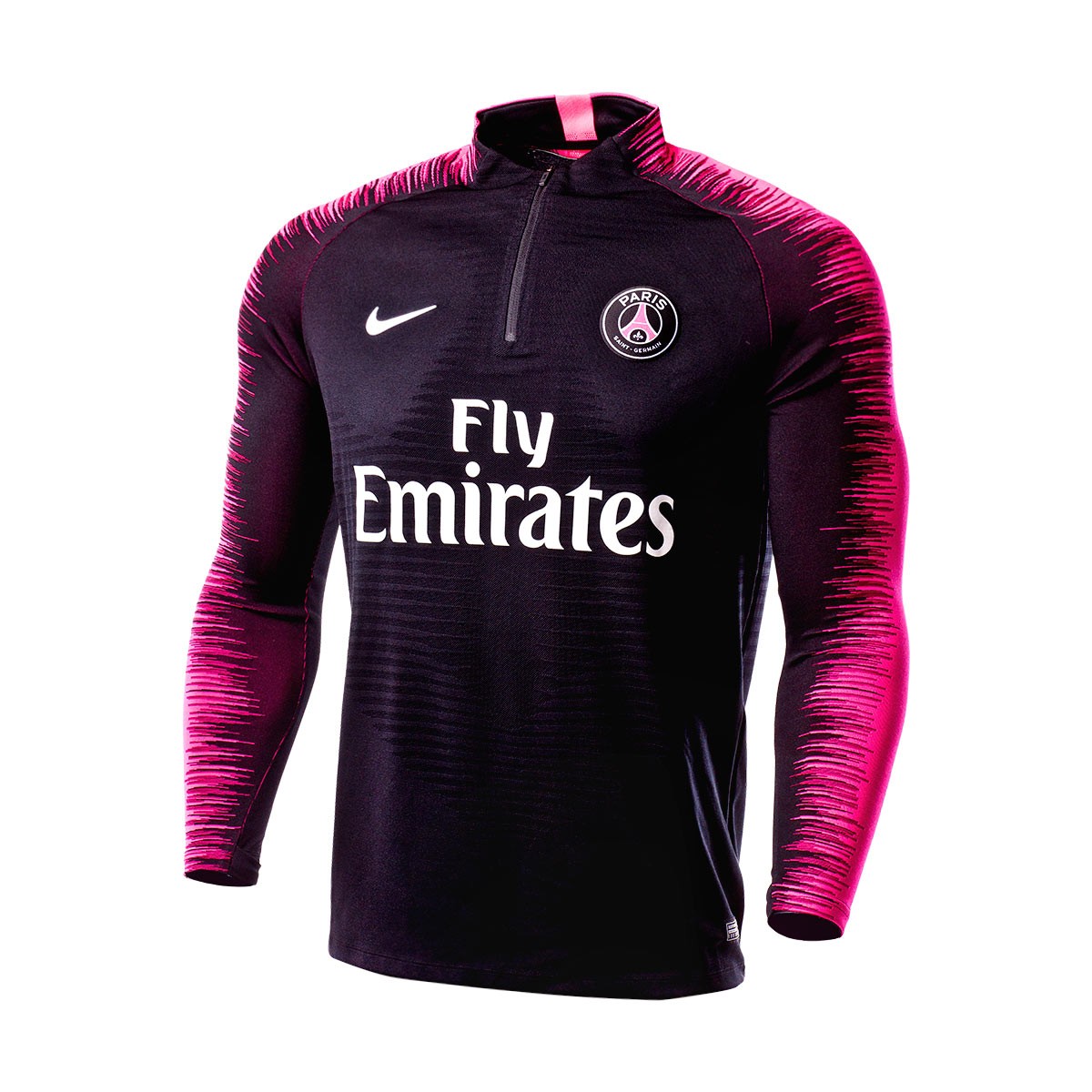 Sweatshirt Nike Paris Saint-Germain VaporKnit Strike 2018-2019 Black ...