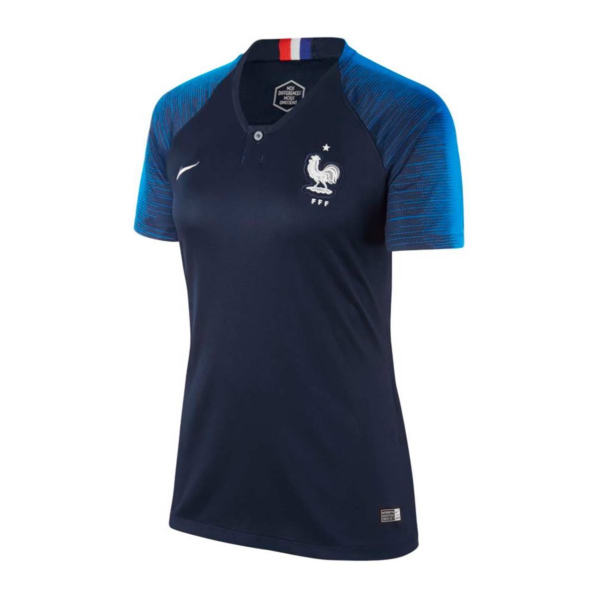 Jersey Nike Woman France Breathe Stadium 2018-2019 Home Obsidian-White ...