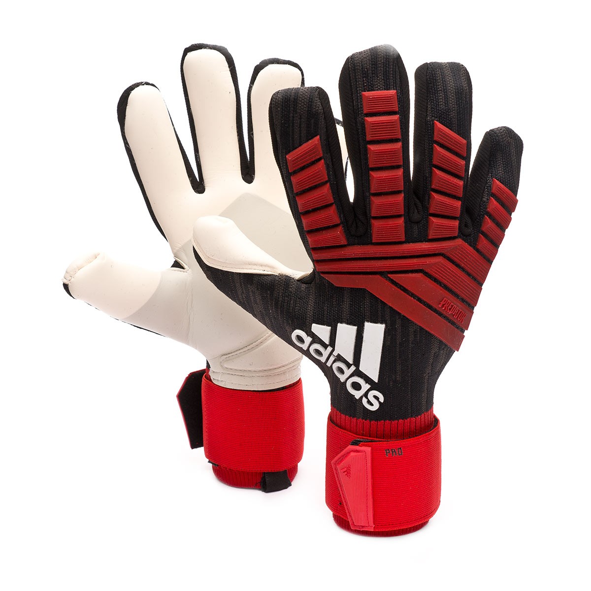 adidas predator pro gloves red and black