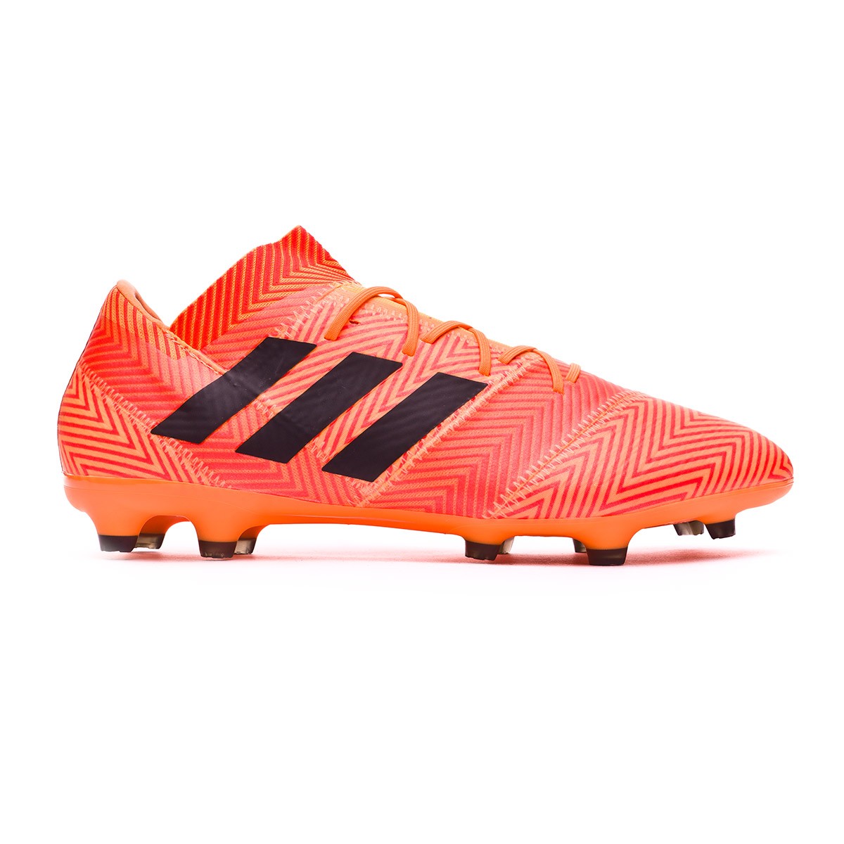 Football Boots adidas Nemeziz 18.2 FG Zest-Black-Solar red - Football store  Fútbol Emotion