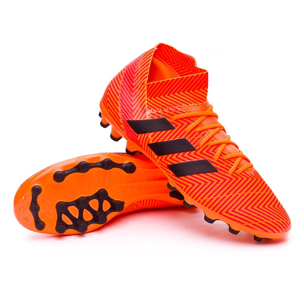 Football Boots adidas Nemeziz 18.3 AG Zest-Black-Solar red - Football store  Fútbol Emotion
