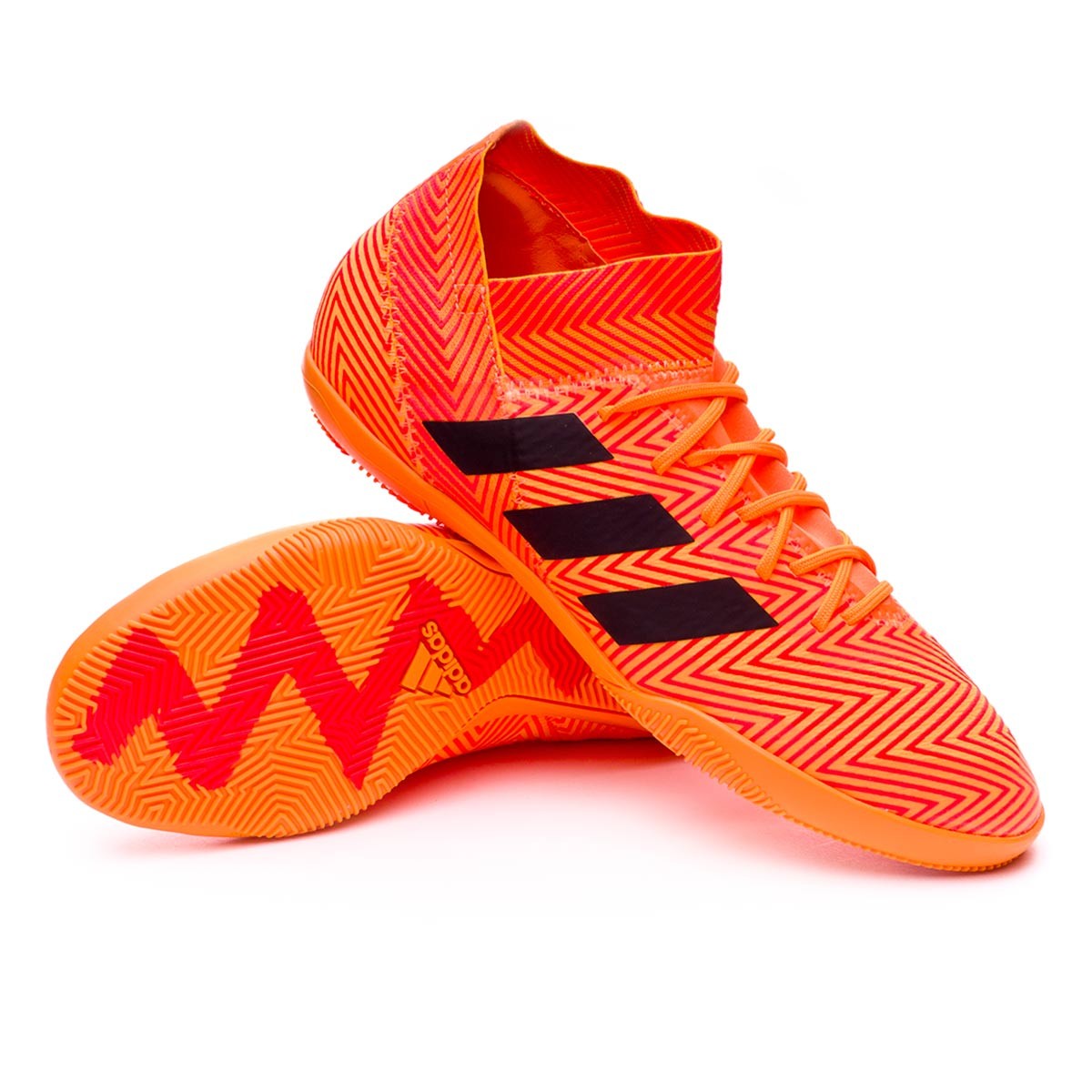 Futsal Boot adidas Nemeziz Tango 18.3 IN Zest-Black-Solar red - Football  store Fútbol Emotion