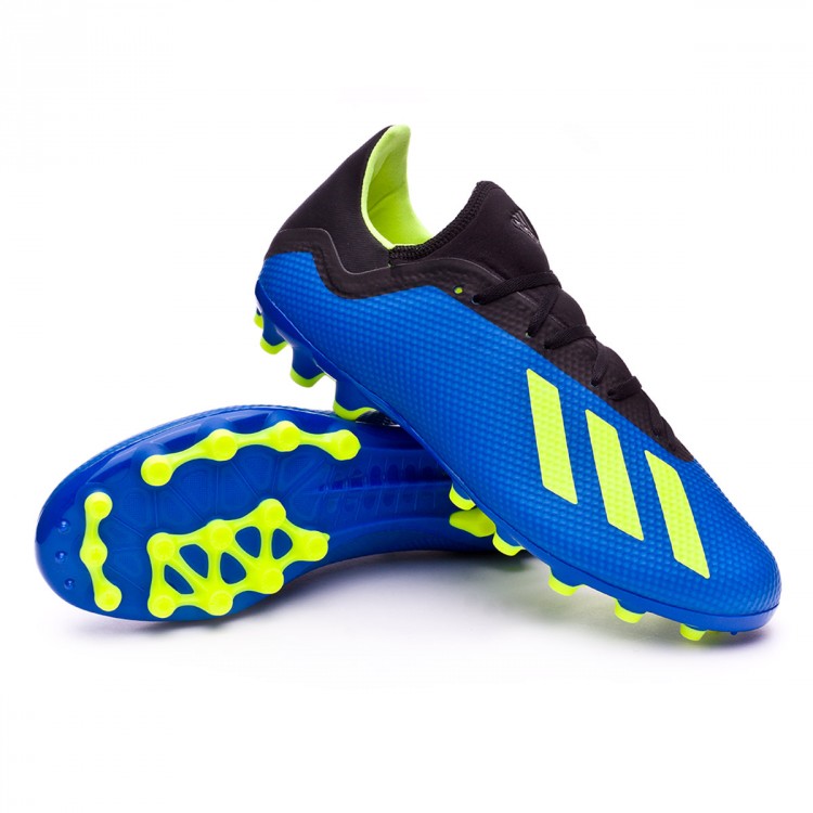 Scarpe adidas X 18.3 AG Foot blue-Solar yellow-Black - Negozio di calcio  Fútbol Emotion