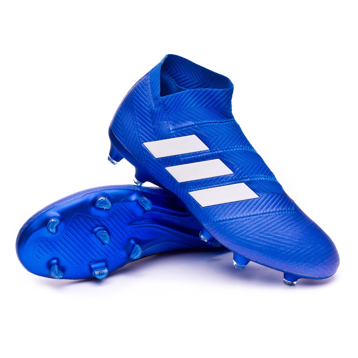 Football Boots adidas Nemeziz 18+ FG Football blue-White - Football store  Fútbol Emotion