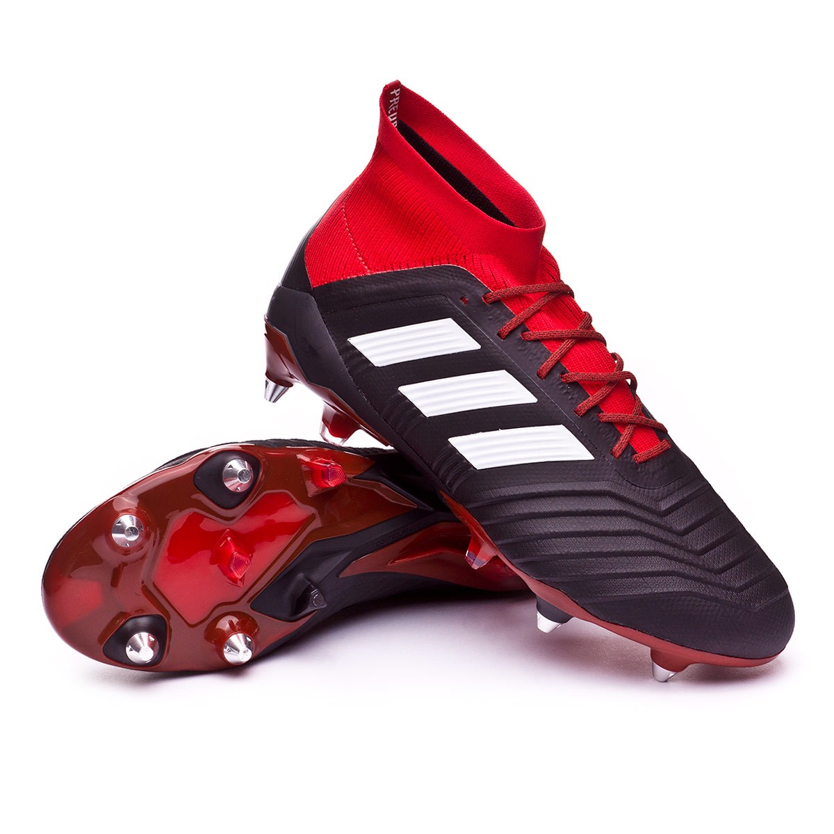 Football Boots adidas Predator 18.1 SG Core black-White-Red - Football  store Fútbol Emotion