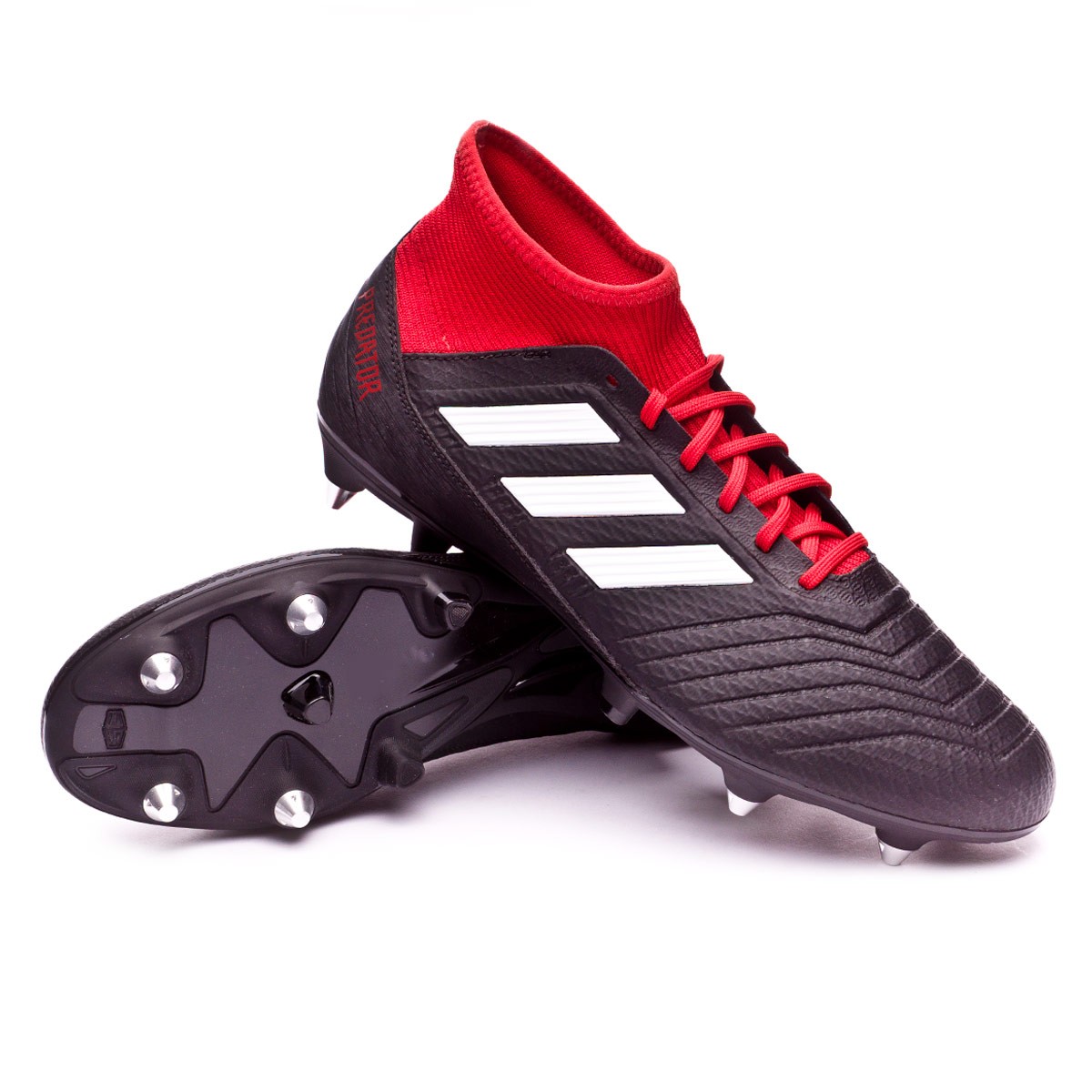 Football Boots adidas Predator 18.3 SG Core black-White-Red - Football  store Fútbol Emotion