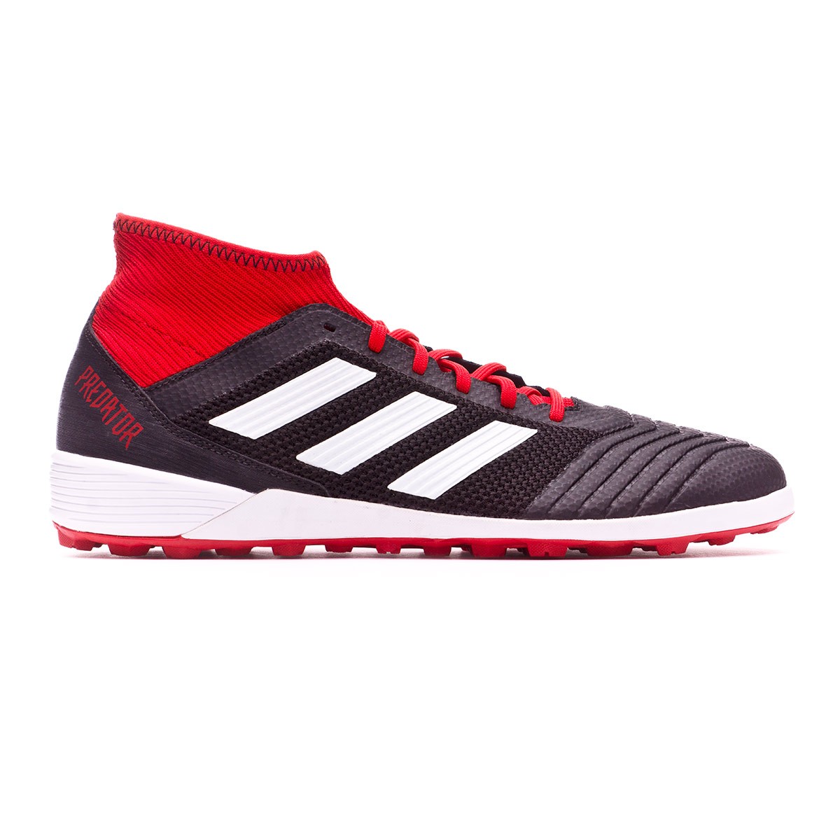 Zapatilla adidas Predator Tango 18.3 Turf Core black-White-Solar red -  Tienda de fútbol Fútbol Emotion