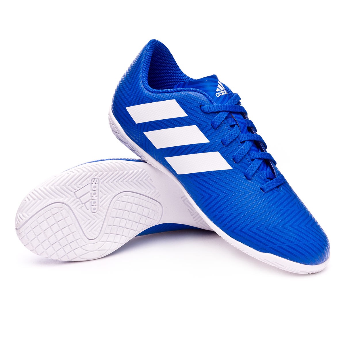 Futsal Boot adidas Kids Nemeziz Tango 18.4 IN Football blue-White-Football  blue - Football store Fútbol Emotion
