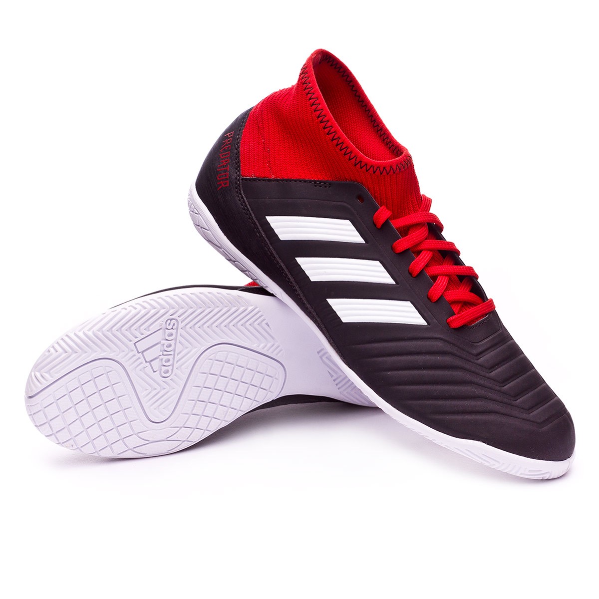 Futsal Boot adidas Kids Predator Tango 18.3 IN Core black-White-Red -  Football store Fútbol Emotion