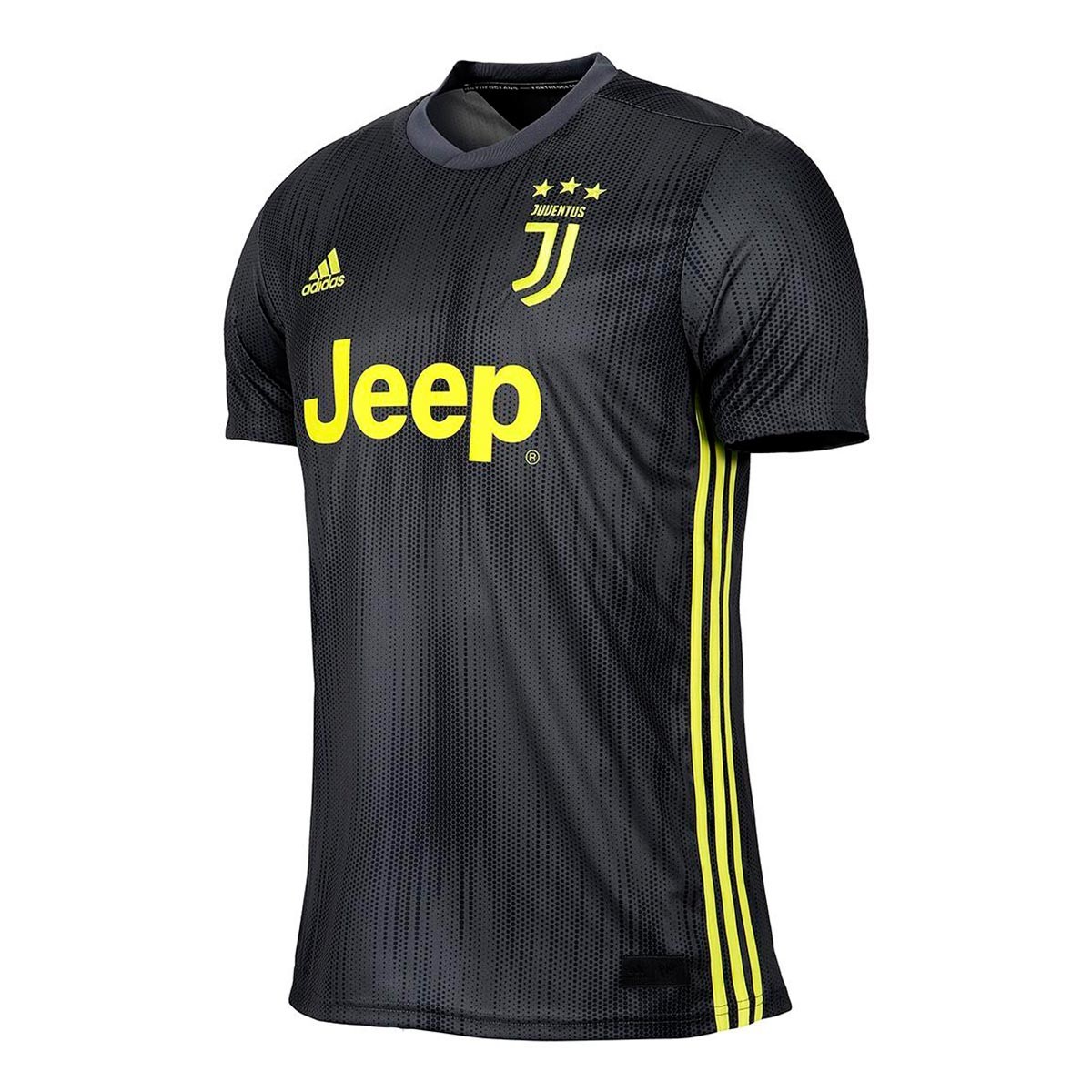 Camiseta adidas Juventus Tercera Equipación 2018-2019 Carbon-Shock yellow -  Tienda de fútbol Fútbol Emotion