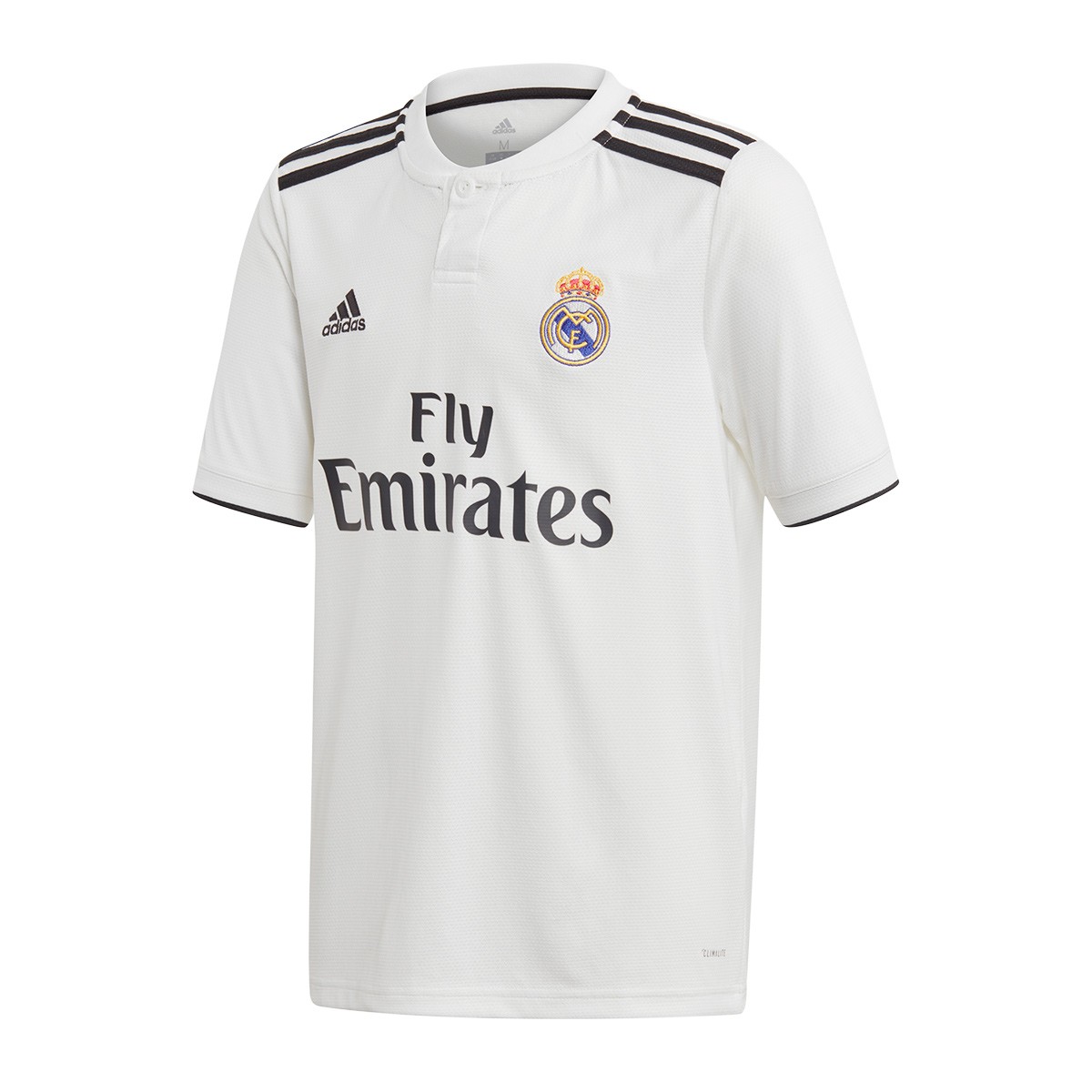 Camiseta adidas Real Madrid Primera Equipación 2018-2019 Niño White-black -  Tienda de fútbol Fútbol Emotion