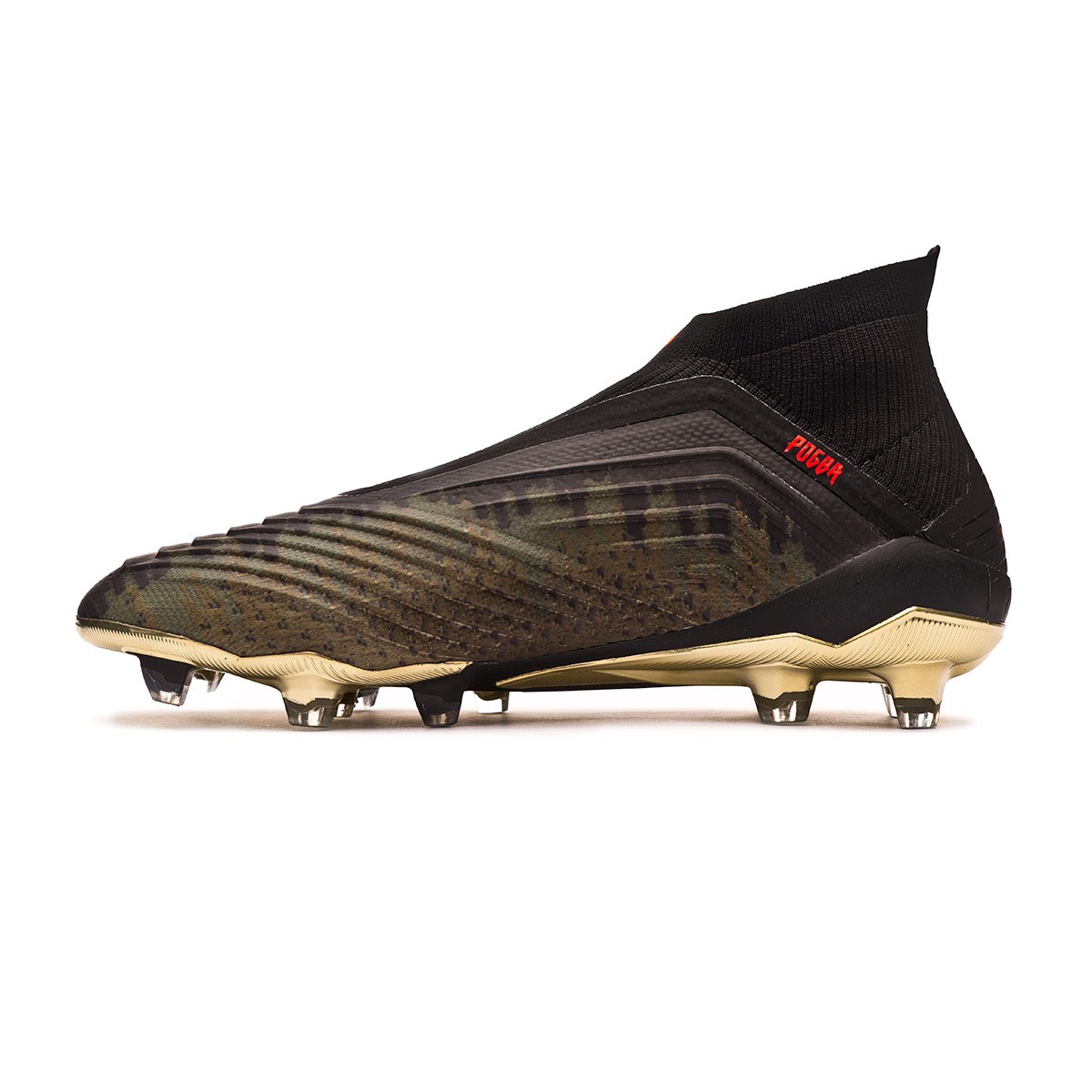 Scarpe adidas Predator 18+ FG Pogba Black-Olive - Negozio di calcio Fútbol  Emotion