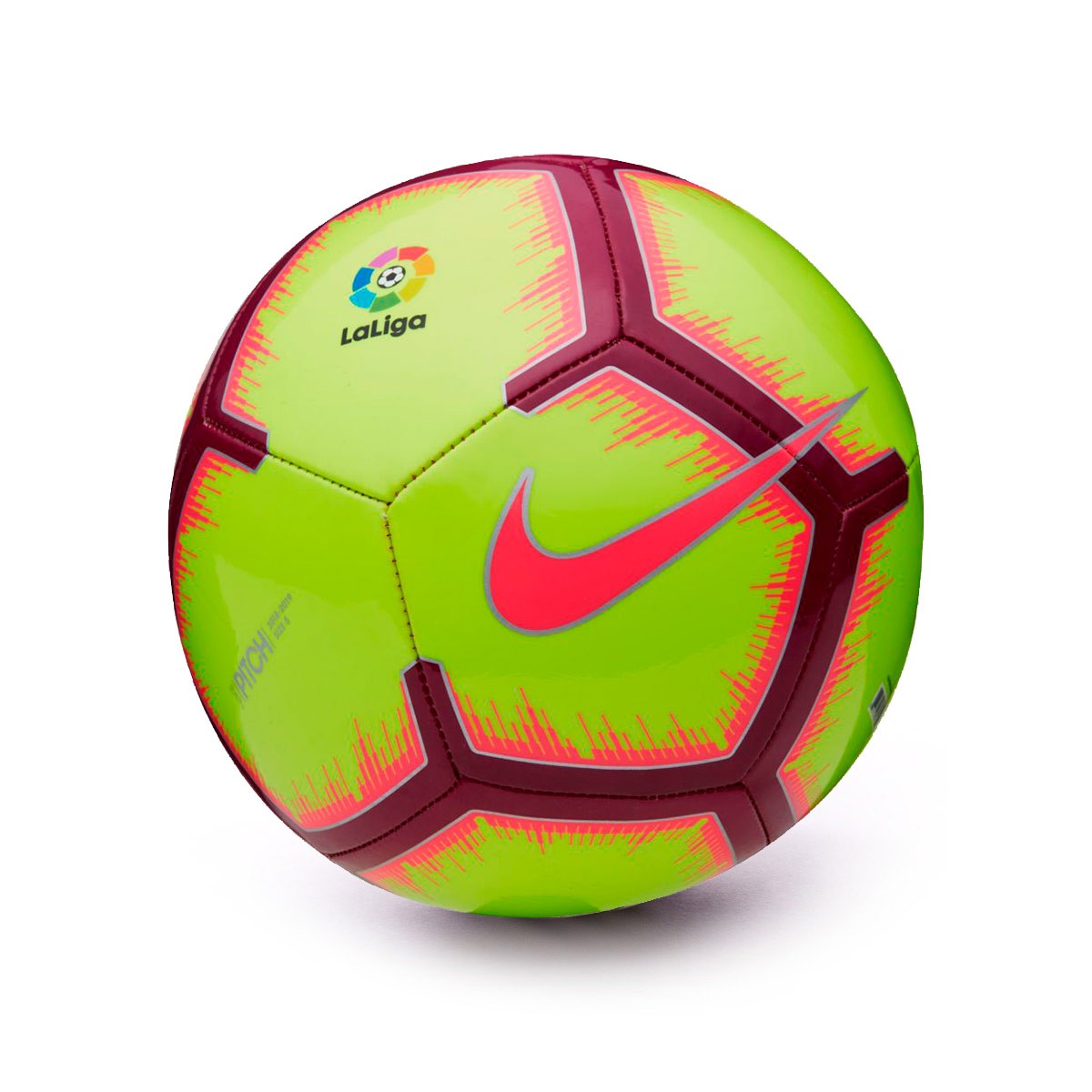 Balón Nike La Liga Pitch 2018-2019 Volt-Pink flash-Team red - Tienda de  fútbol Fútbol Emotion