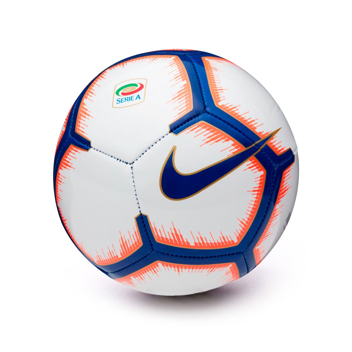 Pallone Nike Mini Serie A Skills 2018-2019 White-Bright mango-Royal blue -  Negozio di calcio Fútbol Emotion
