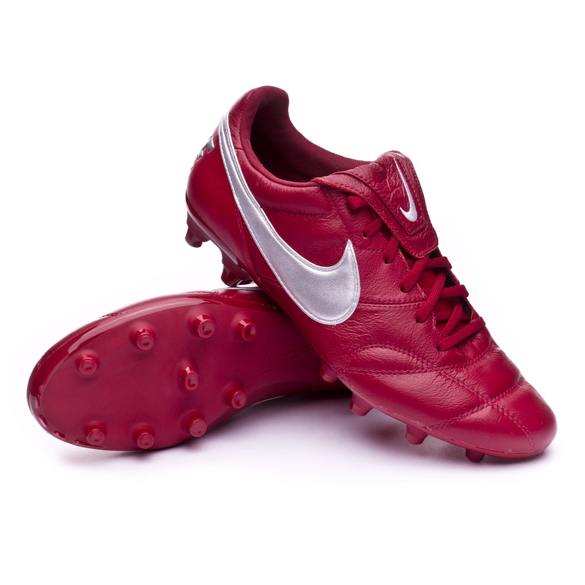 Scarpe Nike Tiempo Premier II FG Team red-Metallic silver - Negozio di  calcio Fútbol Emotion
