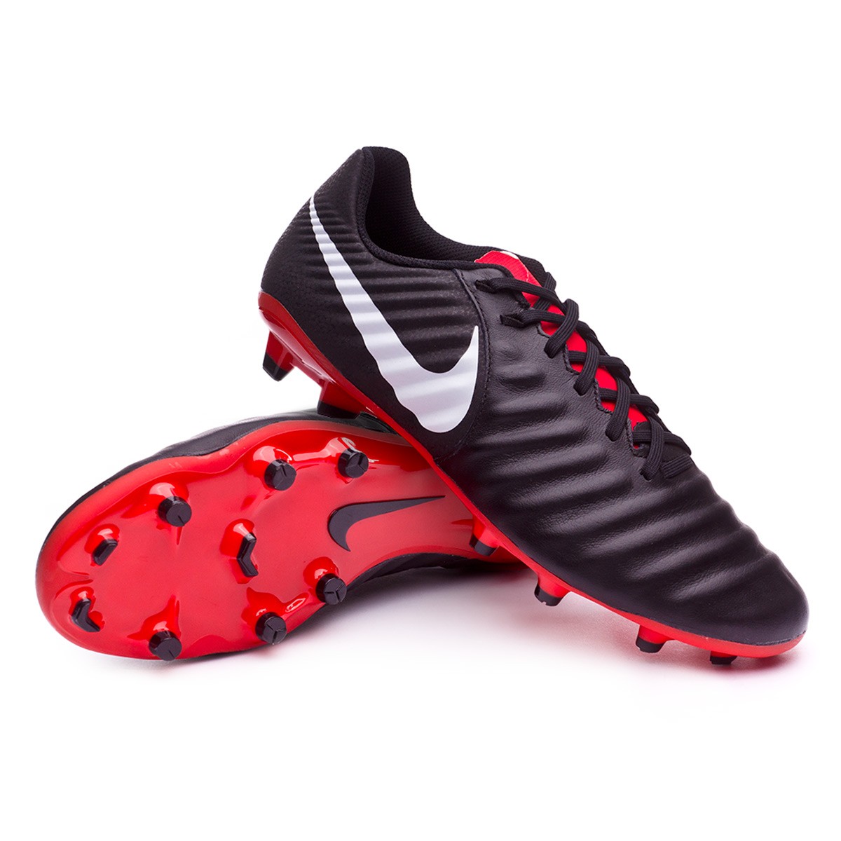 Football Boots Nike Tiempo Legend VII Academy MG Black-Pure platinum-Light  crimson - Football store Fútbol Emotion