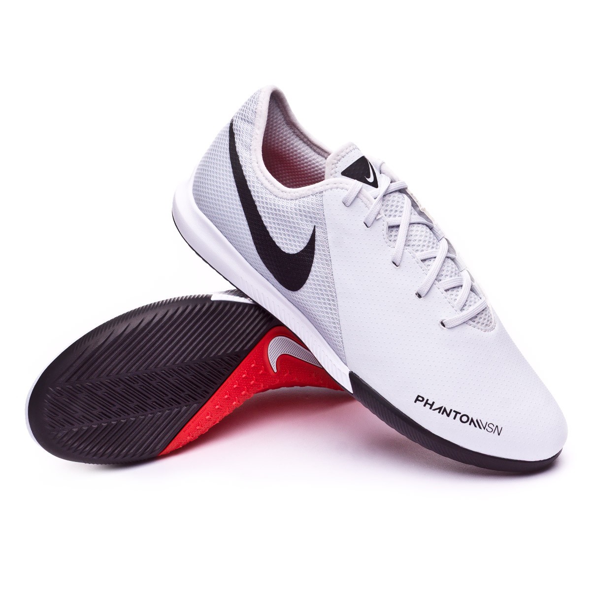Futsal Boot Nike Phantom Vision Academy IC Pure platinum-Light  crimson-White - Football store Fútbol Emotion