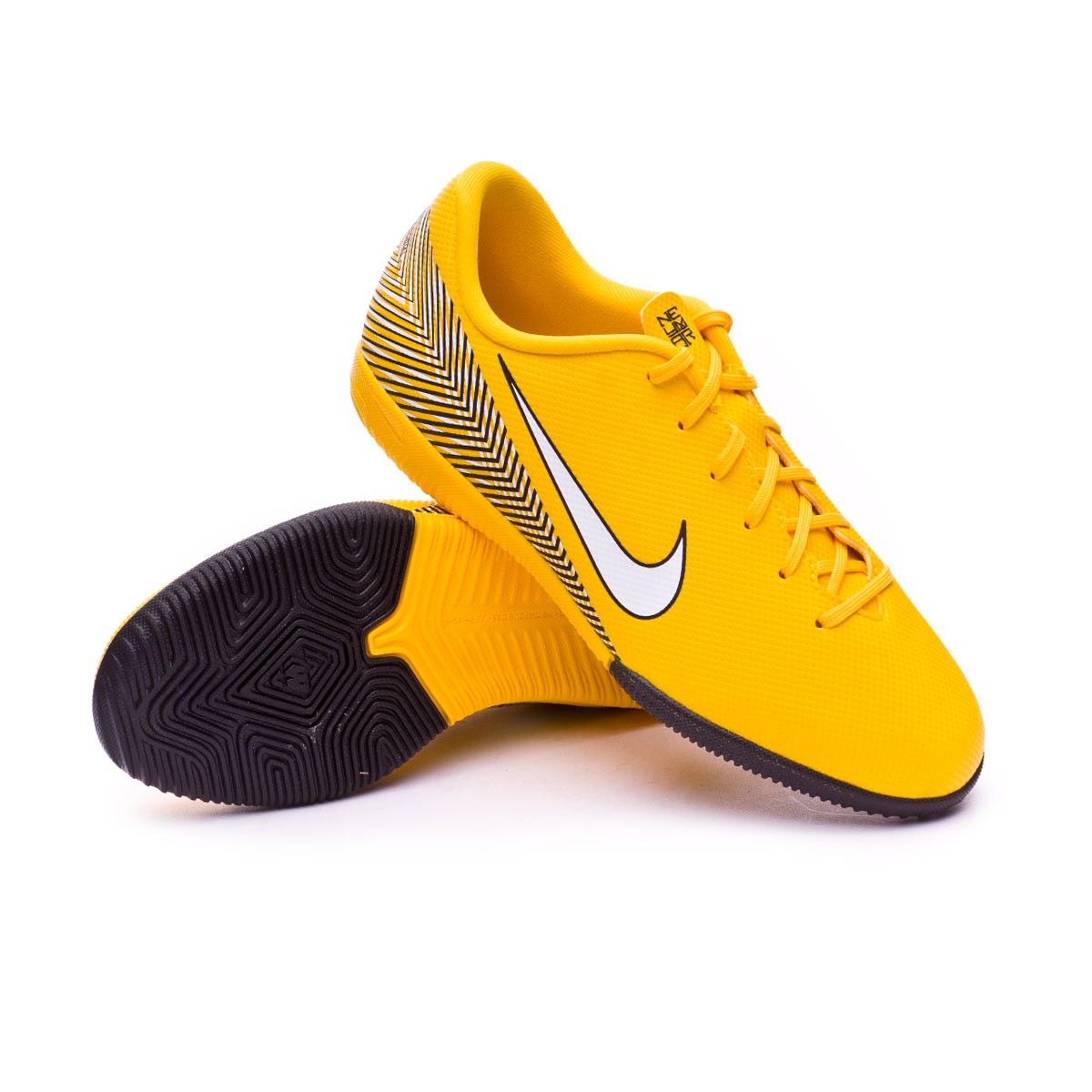 Zapatilla Nike Mercurial VaporX XII Academy IC Neymar Niño Yellow-Black -  Tienda de fútbol Fútbol Emotion