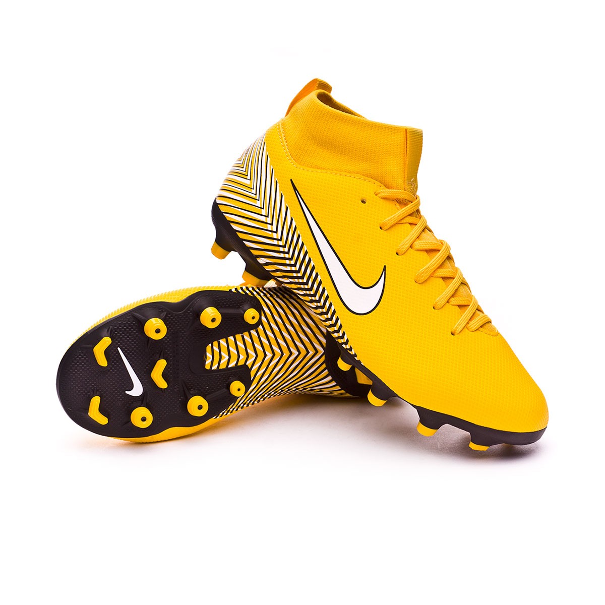 Zapatos de fútbol Nike Mercurial Superfly VI Academy MG Neymar Niño  Yellow-Black - Tienda de fútbol Fútbol Emotion