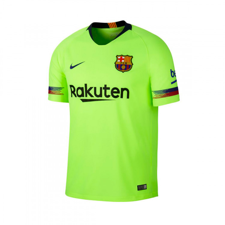 Camiseta Nike FC Barcelona Stadium Segunda Equipación 2018-2019 Volt-Deep  royal blue - Tienda de fútbol Fútbol Emotion