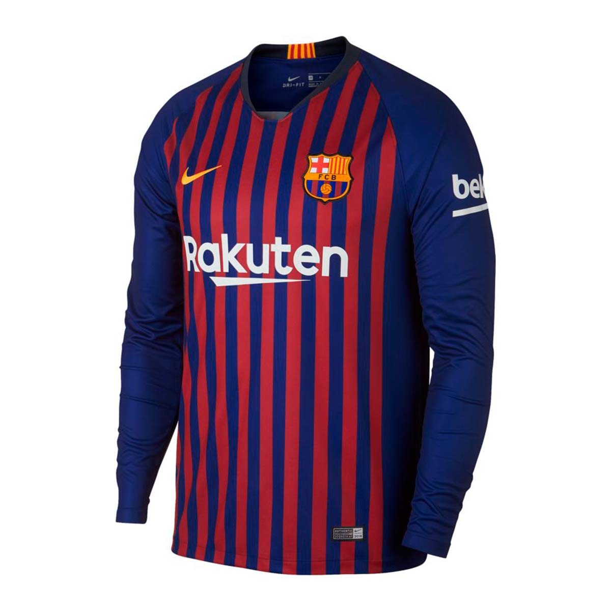 Camiseta Nike FC Barcelona Stadium L/S Primera Equipación 2018-2019 Deep  royal blue-University gold - Tienda de fútbol Fútbol Emotion