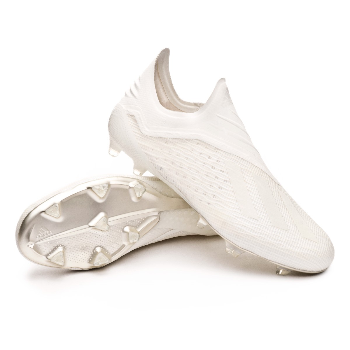 Football Boots adidas X 18+ FG Off white-White-Core black - Football store  Fútbol Emotion