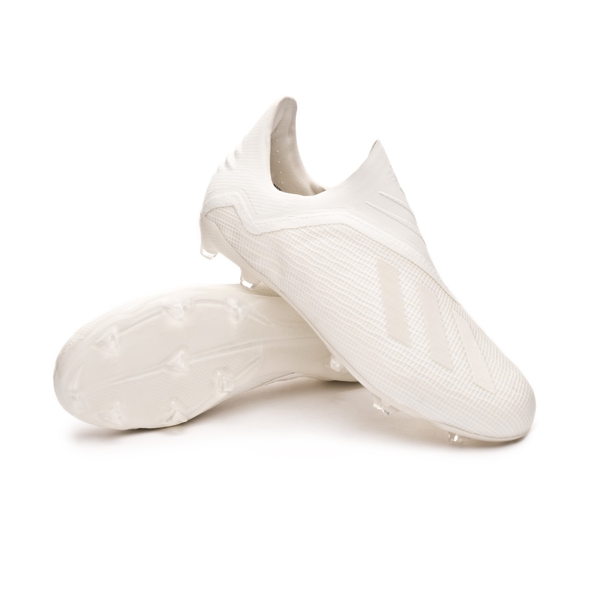 Football Boots adidas Kids X 18+ FG Off white-White-Core black - Football  store Fútbol Emotion