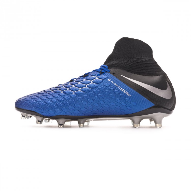 Bota de fútbol Nike Hypervenom Phantom III Elite DF FG Racer blue-Metallic  silver-Black-Volt - Tienda de fútbol Fútbol Emotion