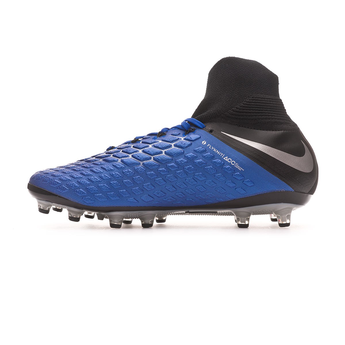 Bota de fútbol Nike Hypervenom Phantom III Elite DF AG-Pro Racer  blue-Metallic silver-Black-Volt - Tienda de fútbol Fútbol Emotion
