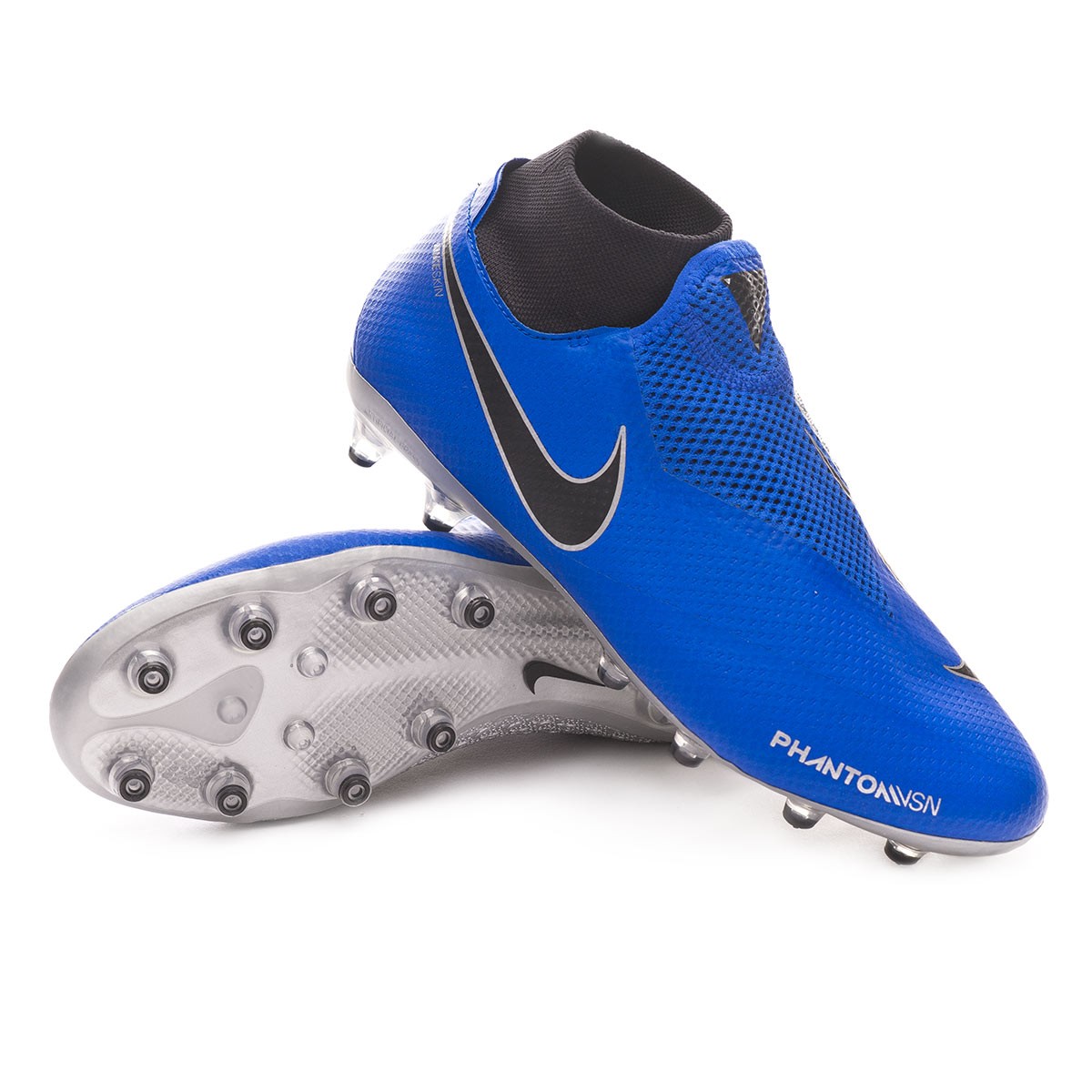 Football Boots Nike Phantom Vision Pro DF AG-Pro Racer blue-Black-Metallic  silver-Volt - Football store Fútbol Emotion