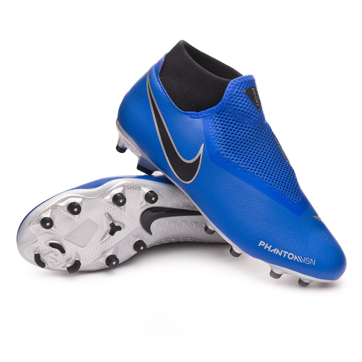 Football Boots Nike Phantom Vision Academy DF FG/MG Racer blue-Black -  Football store Fútbol Emotion