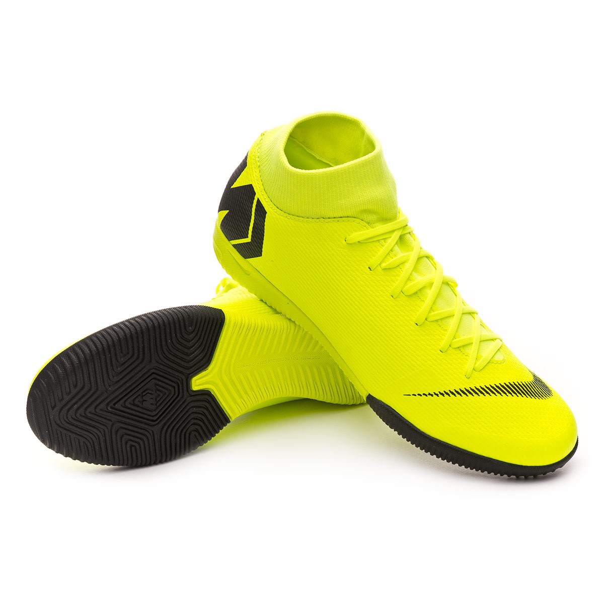 Futsal Boot Nike Mercurial SuperflyX VI Academy IC Volt-Black - Football  store Fútbol Emotion