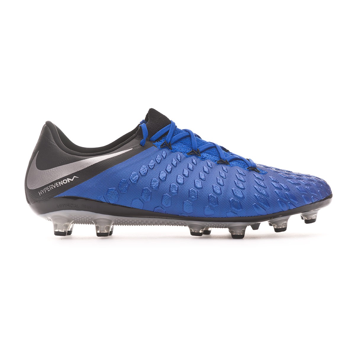 Football Boots Nike Hypervenom Phantom III Elite AG-Pro Racer blue-Metallic  silver-Black-Volt - Football store Fútbol Emotion