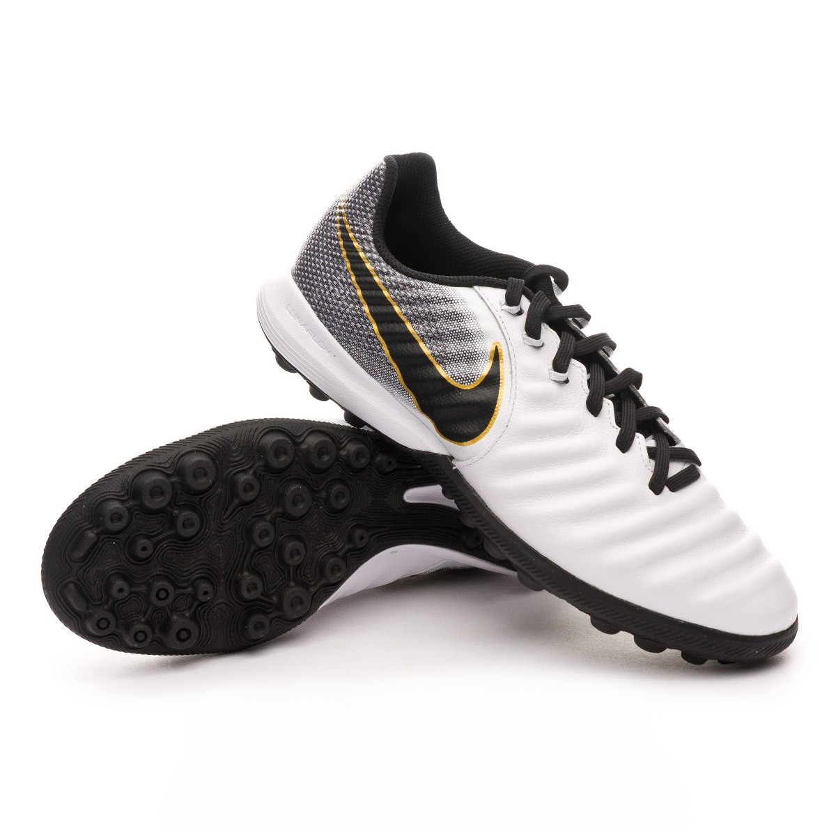 Football Boot Nike Tiempo Lunar LegendX VII Pro Turf White-Black - Football  store Fútbol Emotion