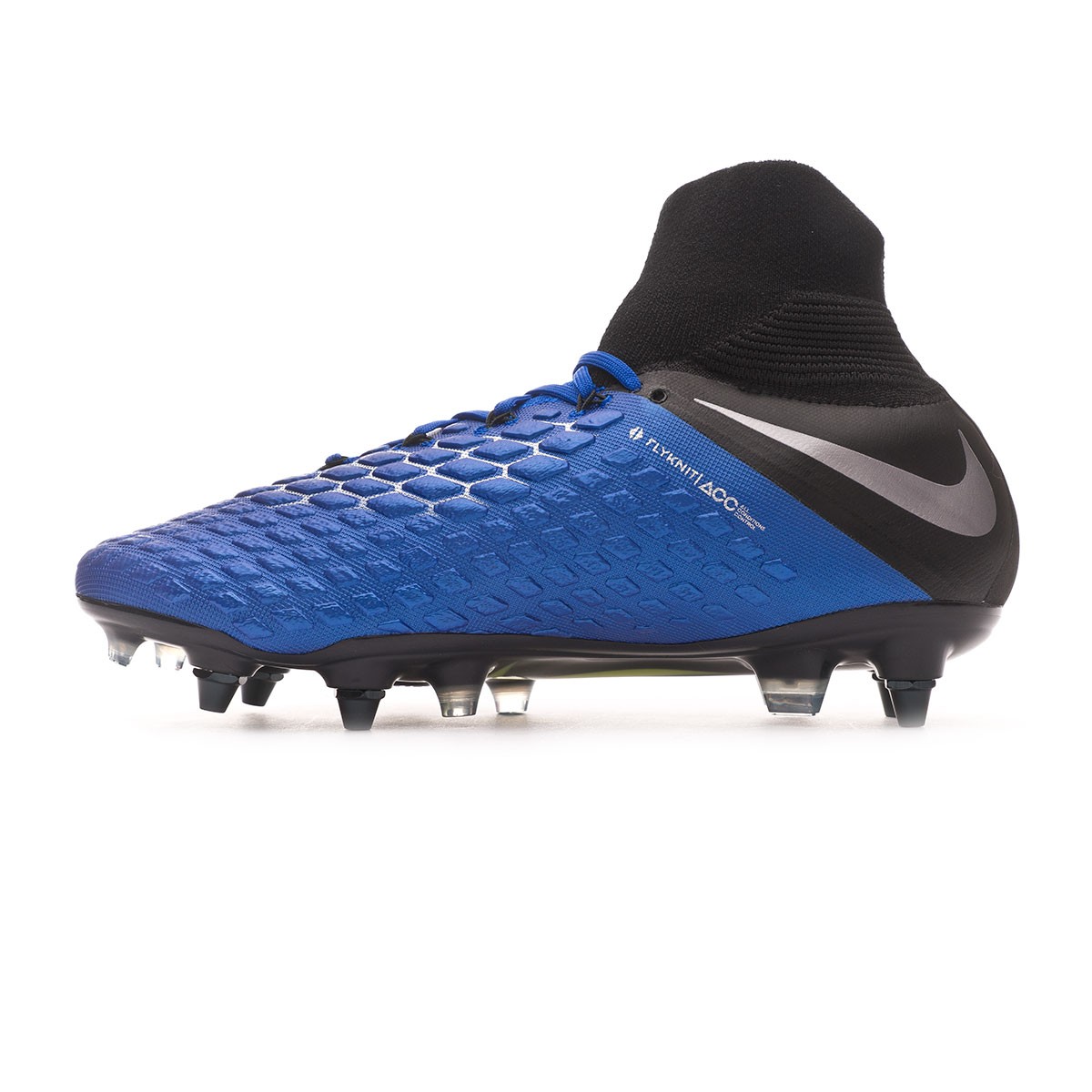 Football Boots Nike Hypervenom Phantom III Elite DF Anti-Clog SG-Pro Racer  blue-Metallic silver-Black-Volt - Football store Fútbol Emotion
