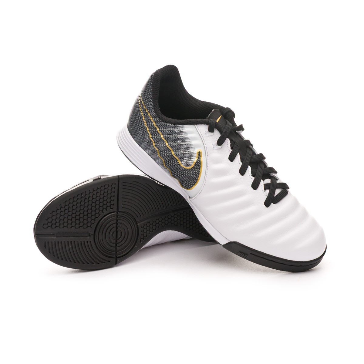 Futsal Boot Nike Kids Tiempo LegendX VII Academy IC White-Black - Football  store Fútbol Emotion