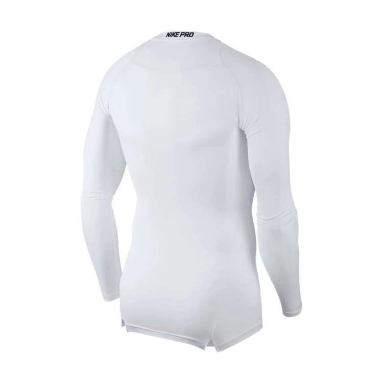 camiseta-nike-pro-top-white-black-1