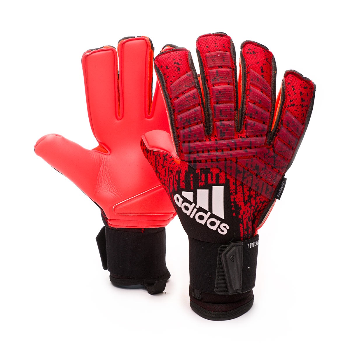 Glove adidas Predator Pro Fingersave Active red-Black-Solar red - Football  store Fútbol Emotion
