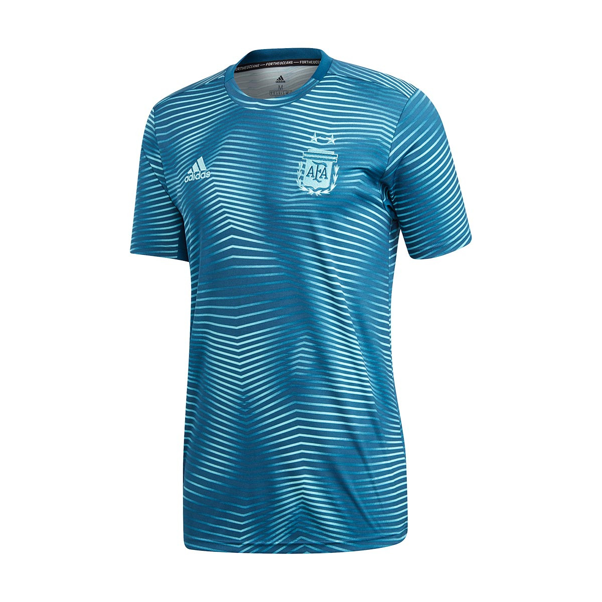 Camiseta adidas Argentina PreMatch Primera Equipación 2019 Blue night-Light  aqua - Tienda de fútbol Fútbol Emotion