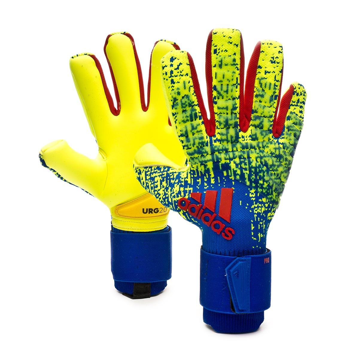 Guante de portero adidas Predator Pro Solar yellow-Bold blue-Active red -  Tienda de fútbol Fútbol Emotion